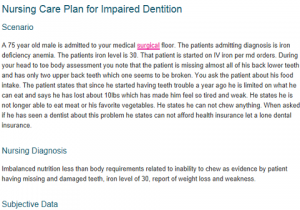 nursing care plan example, free care plan example