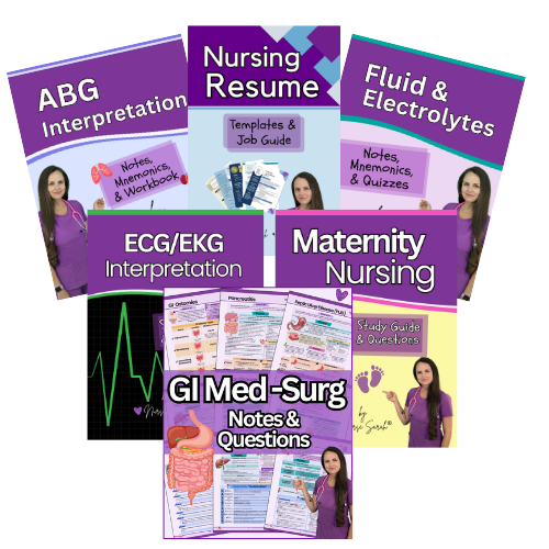 Nursing School Bundles Notes by Nurse Sarah