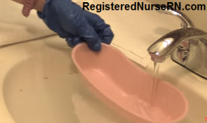 how to clean dentures, nursing, cna denture care