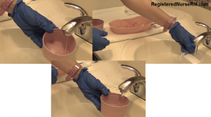 denture care, cleaning dentures, nursing, cna