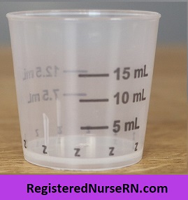 medicine cup, measuring cup, oral liquid medication administration
