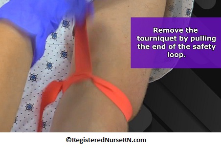 remove a tourniquet, tourniquet removal, how to remove a tourniquet, nursing school, nursing